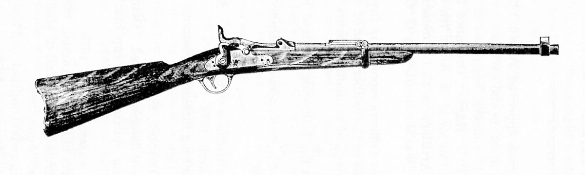 Springfield Model 1884 “Trapdoor” rifle and carbine.